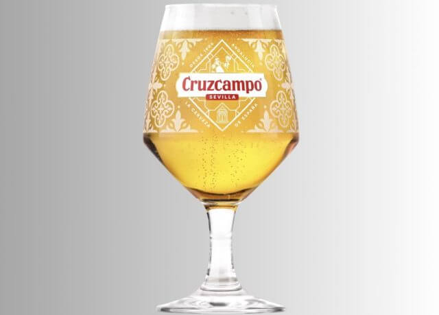 Cruzcampo lager on sale at The Retreat