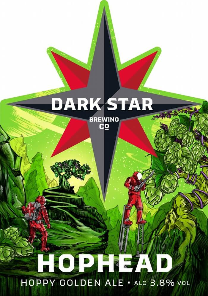 Dark Star Hophead at The Retreat pub in Reading